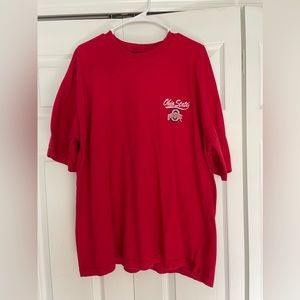 Vintage Ohio State T-shirt, Extra Large, Red